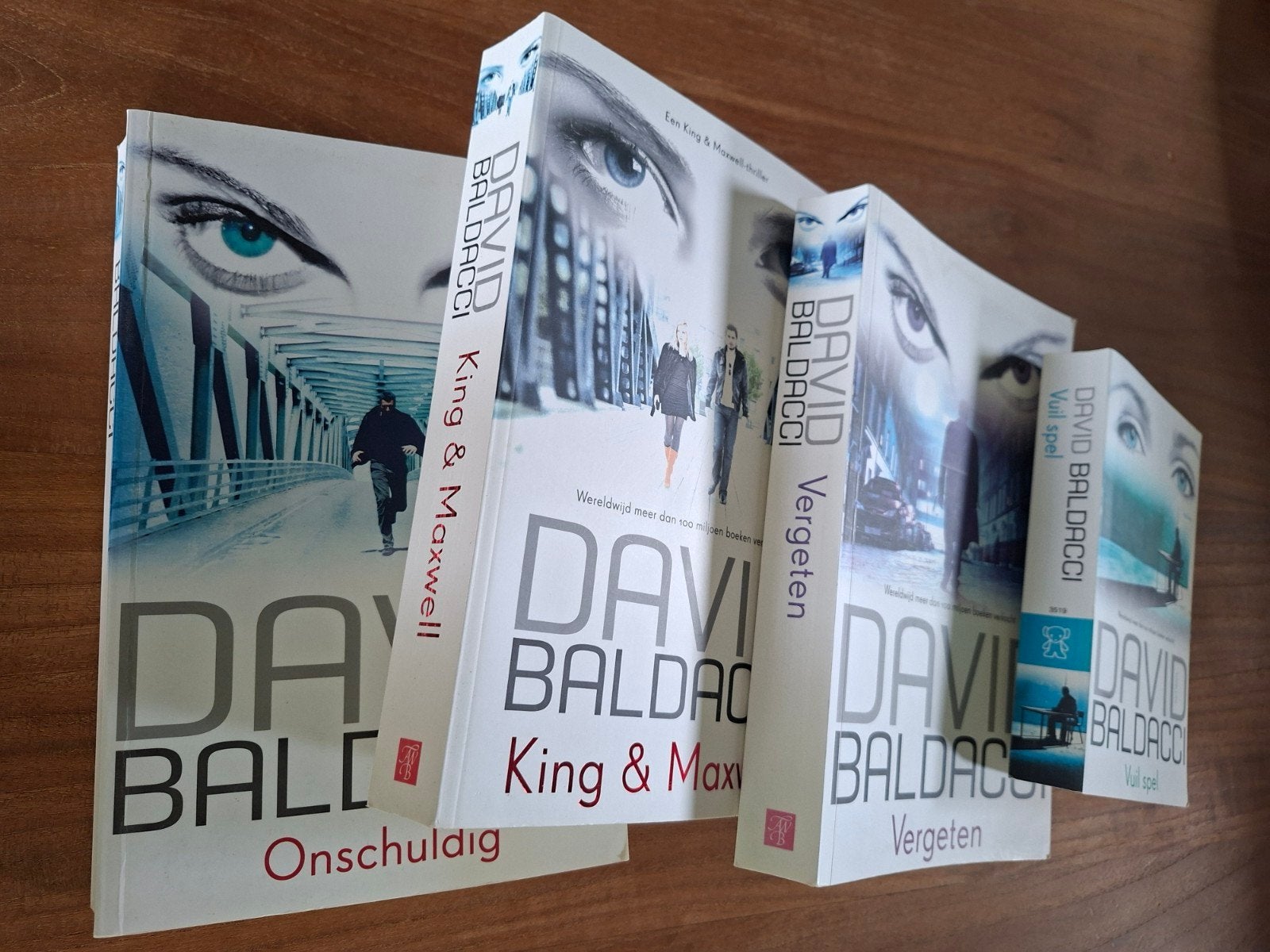 David Baldacci Boeken: thrillers, 4 stuks samen voor 12,50, Boeken, Detectives, Zo goed als nieuw, Ophalen of Verzenden