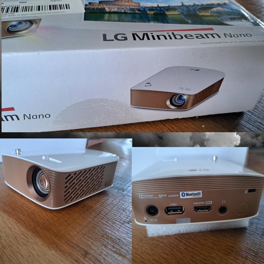LG MINI BEAMER NANO Als Nieuw!, Audio, Tv en Foto, Beamers, Nieuw, LED, Ophalen of Verzenden