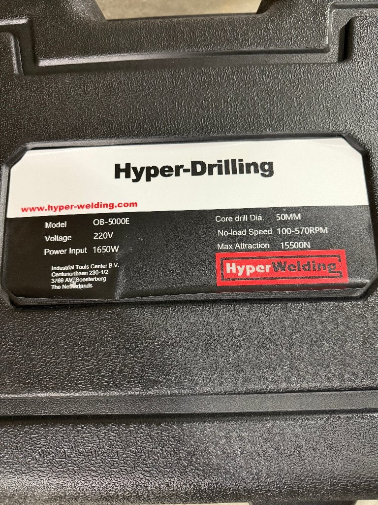 Hyper Welding-Hyper Drilling OB-5000E/ HW50, Ophalen of Verzenden, Nieuw, Kolomboormachine