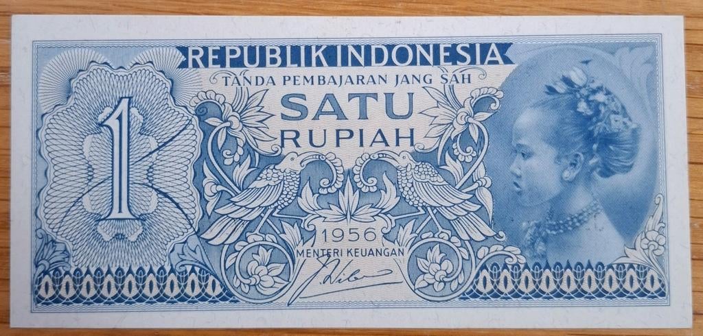 49# Indonesië 1 Rupiah 1956 P74, Ophalen of Verzenden, Zuidoost-Azië