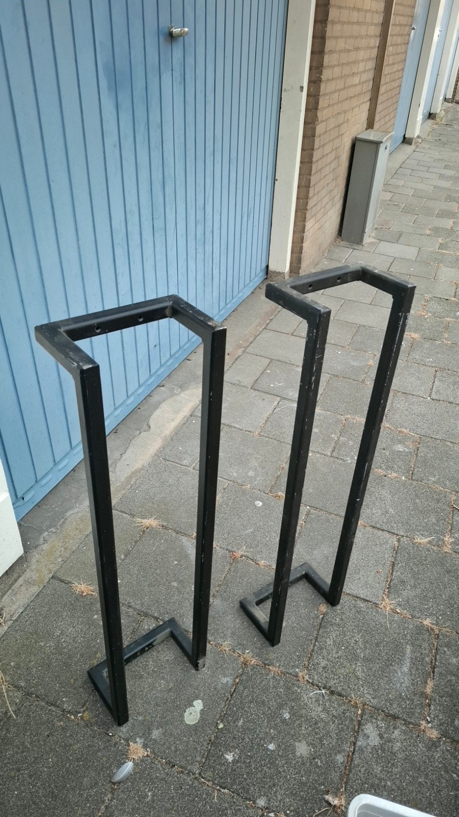 Metalen handdoekbeugels (moeten nog gespoten worden), Huis en Inrichting, Ophalen, Gebruikt