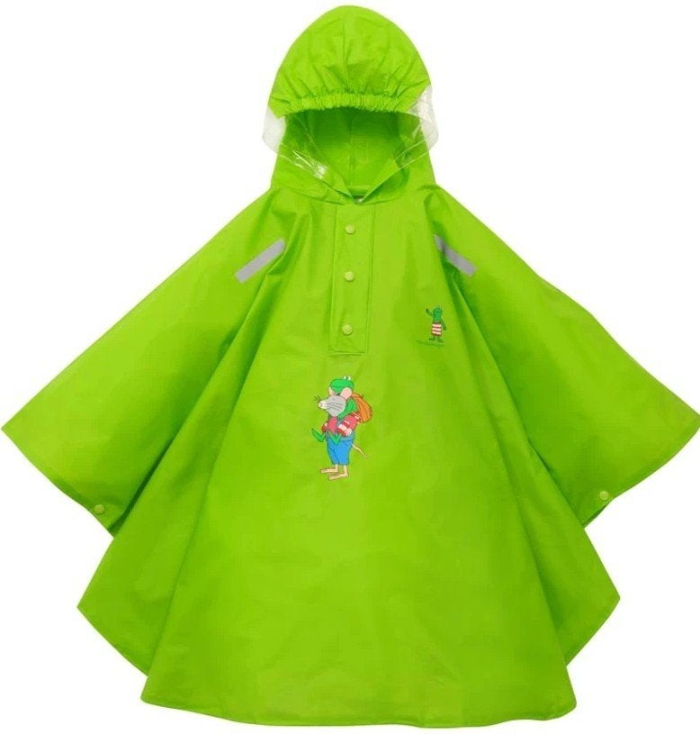Kikker Poncho Geel of groen Waterdicht PVC, Kinderen, Nieuw, Overige maten, Ophalen of Verzenden