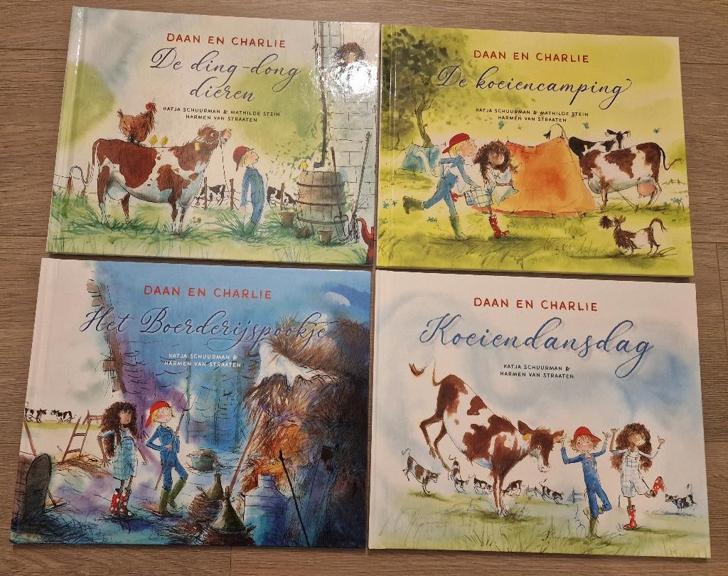 Campina Daan en Charlie boeken deel 1-4 Katja Schuurman, Ophalen of Verzenden, Zo goed als nieuw, Katja Schuurman, Fictie algemeen