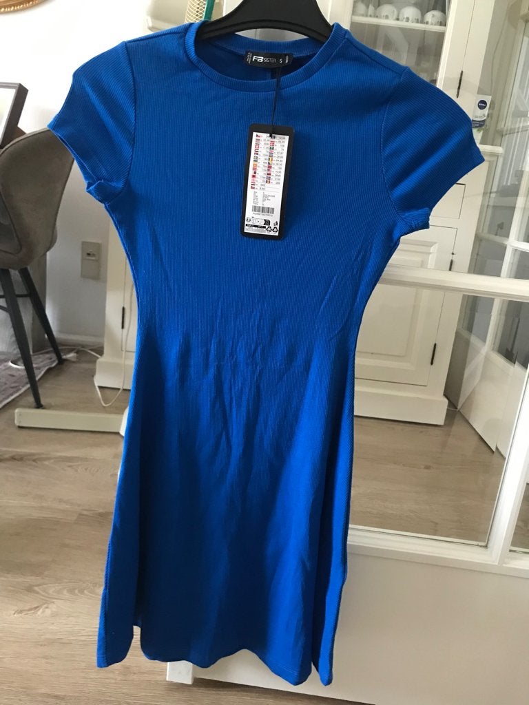 Nieuwe blauwe jurk van New Yorker maatS, Kleding | Dames, Ophalen, Nieuw, Blauw, Boven de knie
