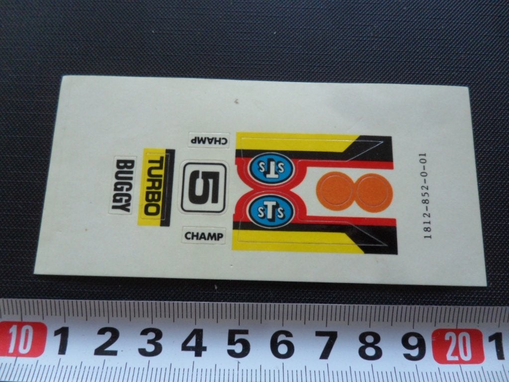 sticker set STS champ 5 turbo buggy, Ophalen of Verzenden, Zo goed als nieuw