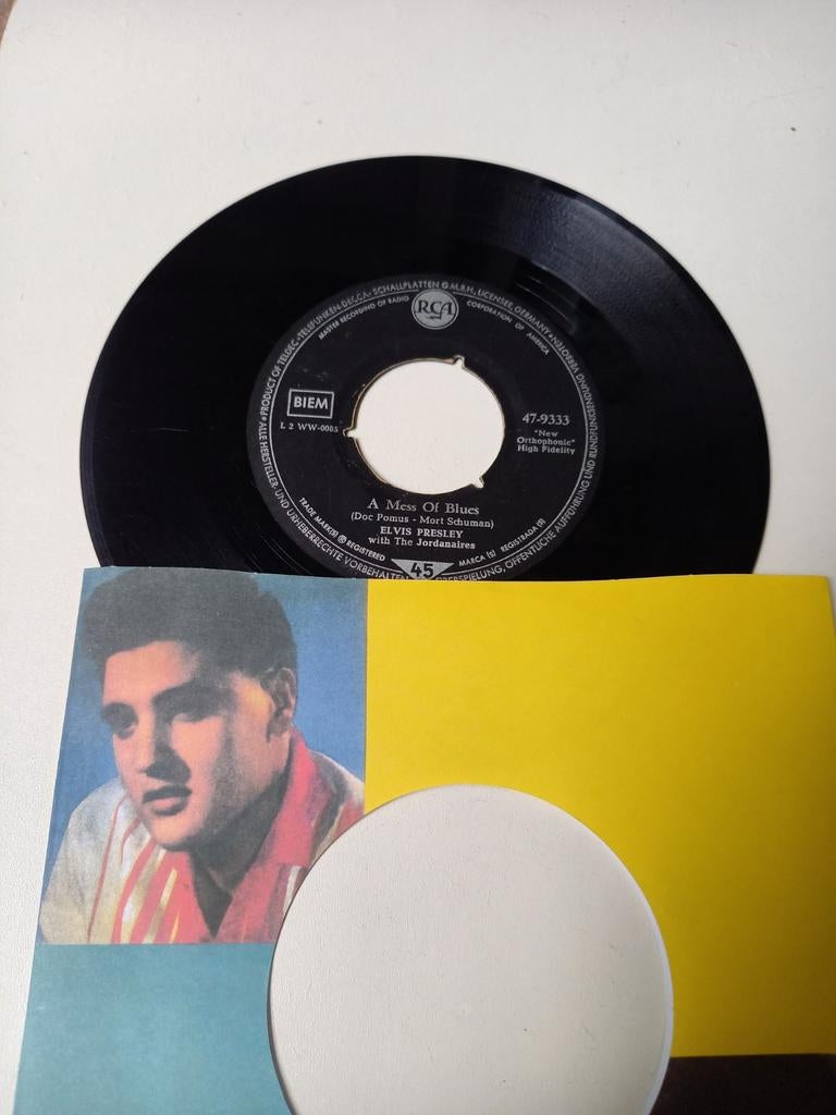 Elvis Presley  - A mess of blues, Ophalen of Verzenden, Zo goed als nieuw, Pop