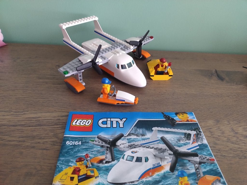 Lego City 60164 Sea Rescue Plane reddingswatervliegtuig, Compleet, City, Lego, Ophalen of Verzenden