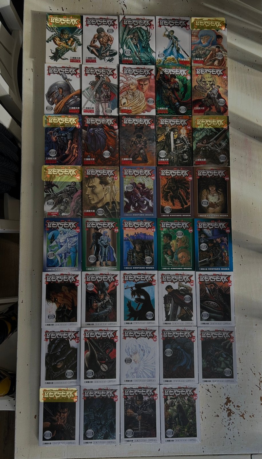 Berserk manga compleet, Complete serie of reeks, Ophalen, Zo goed als nieuw, Japan (Manga)