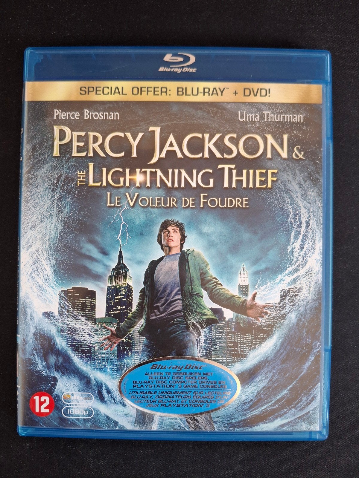 Percy Jackson & The Lightning Thief Blu-ray + DVD, Avontuur, Nederlands, Inclusief extra's, Film