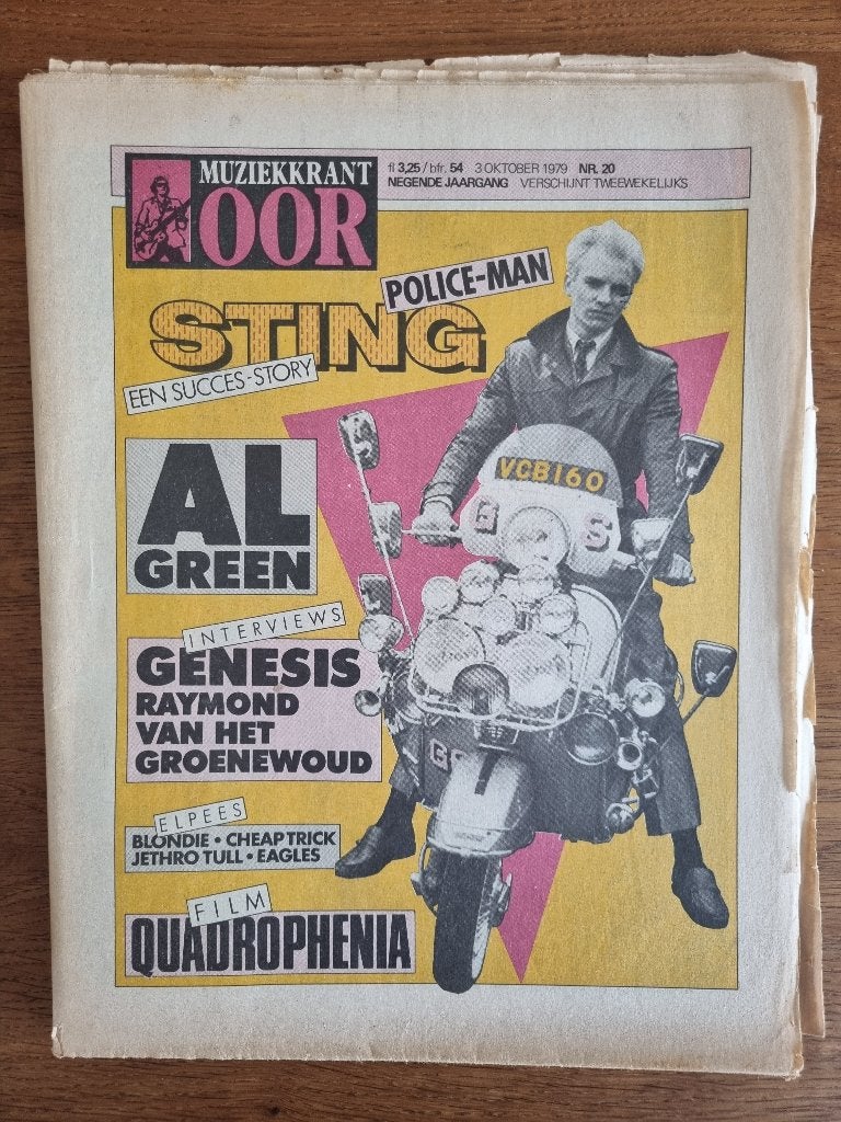 Muziekkrant Oor - 1978/1979 Mick Jagger/Sting/Stevie Wonder, Ophalen of Verzenden, Gelezen, Muziek, Film of Tv