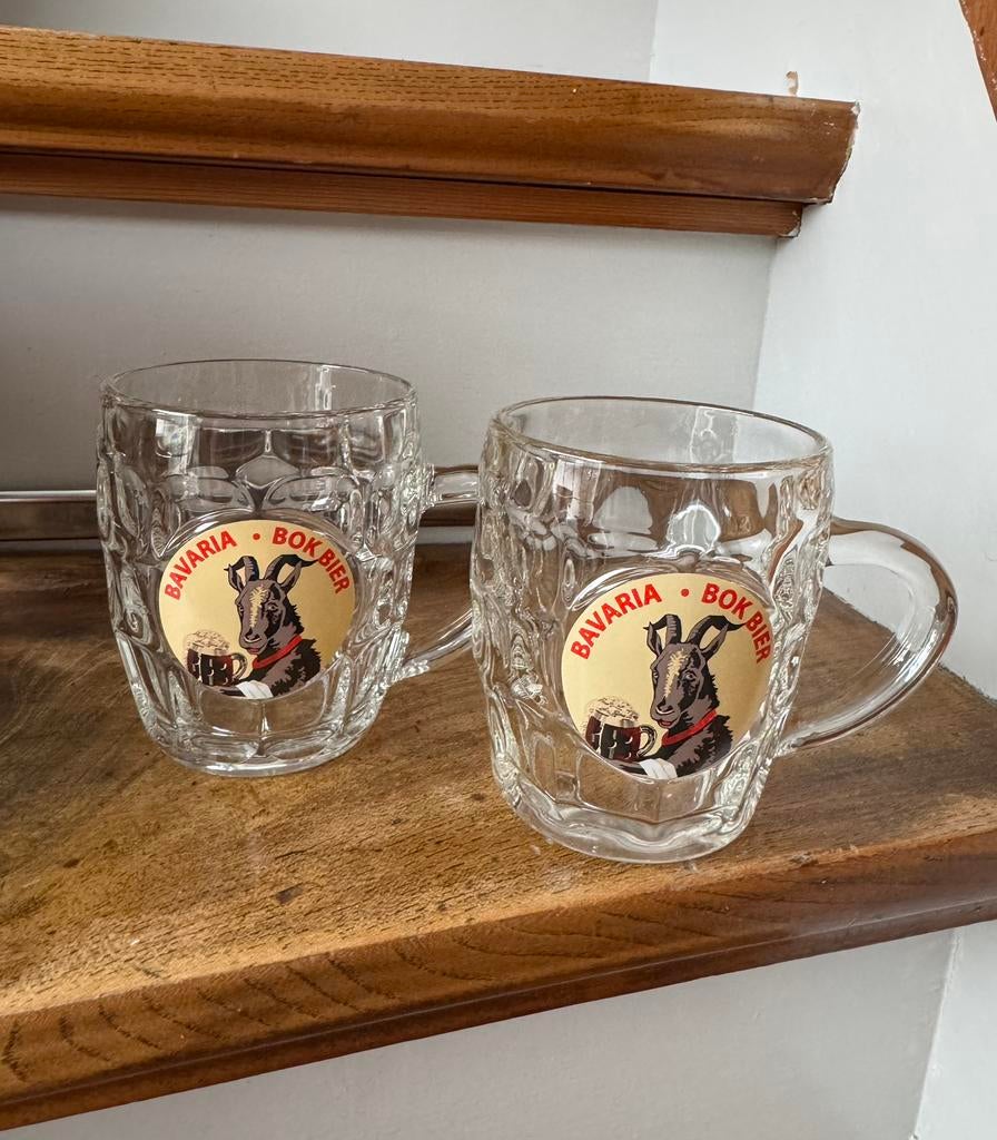 2x Bavaria bokbier bierpul, Ophalen of Verzenden, Zo goed als nieuw, Pul(len), Bavaria