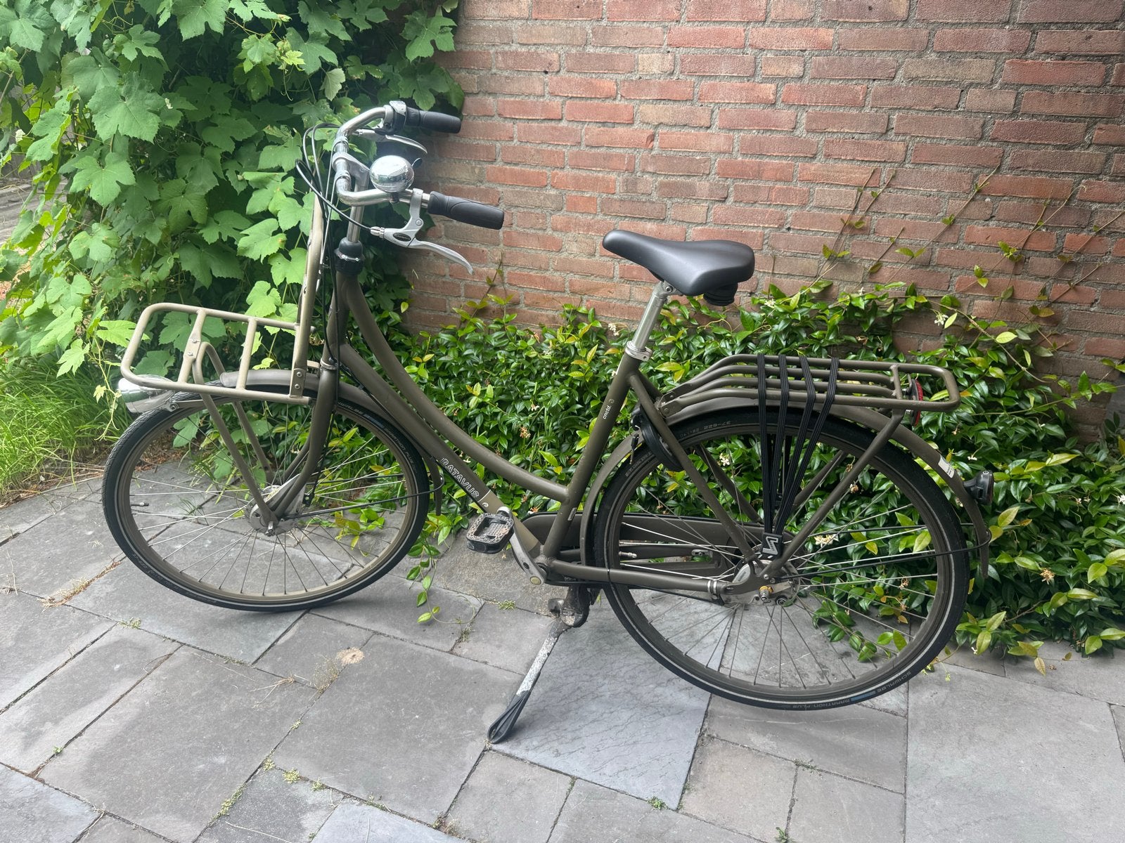 Batavus CNCTD Damesfiets 55cm met Verstevigd Draagrek, Ophalen, Versnellingen, Batavus, Trommelrem