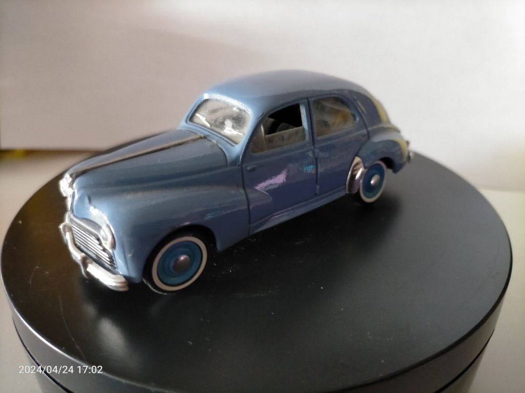 Peugeot 203 solido blauw, Ophalen of Verzenden, Gebruikt, Auto, Solido