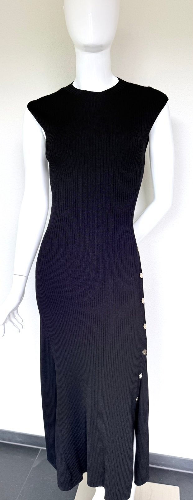 MAJE KNIT JURK ZWART MAAT S (NEW €340) ALS NIEUW 💖💖💖, Zwart, Ophalen of Verzenden, Zo goed als nieuw, Maat 36 (S)