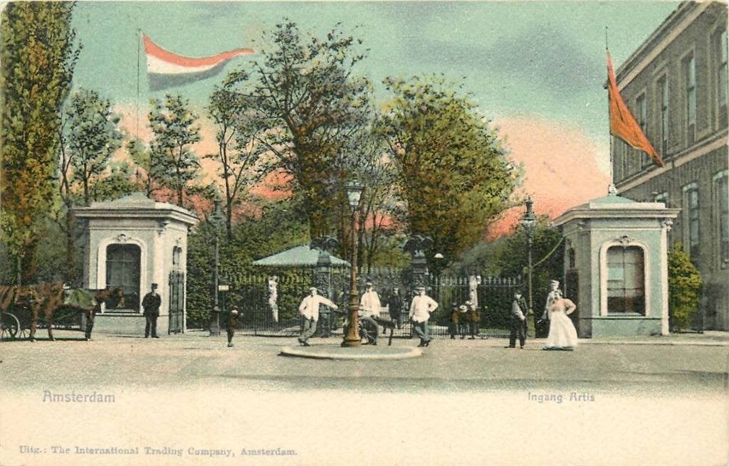 388-253-007 Amsterdam Ingang Artis, Verzenden, Voor 1920, Noord-Holland