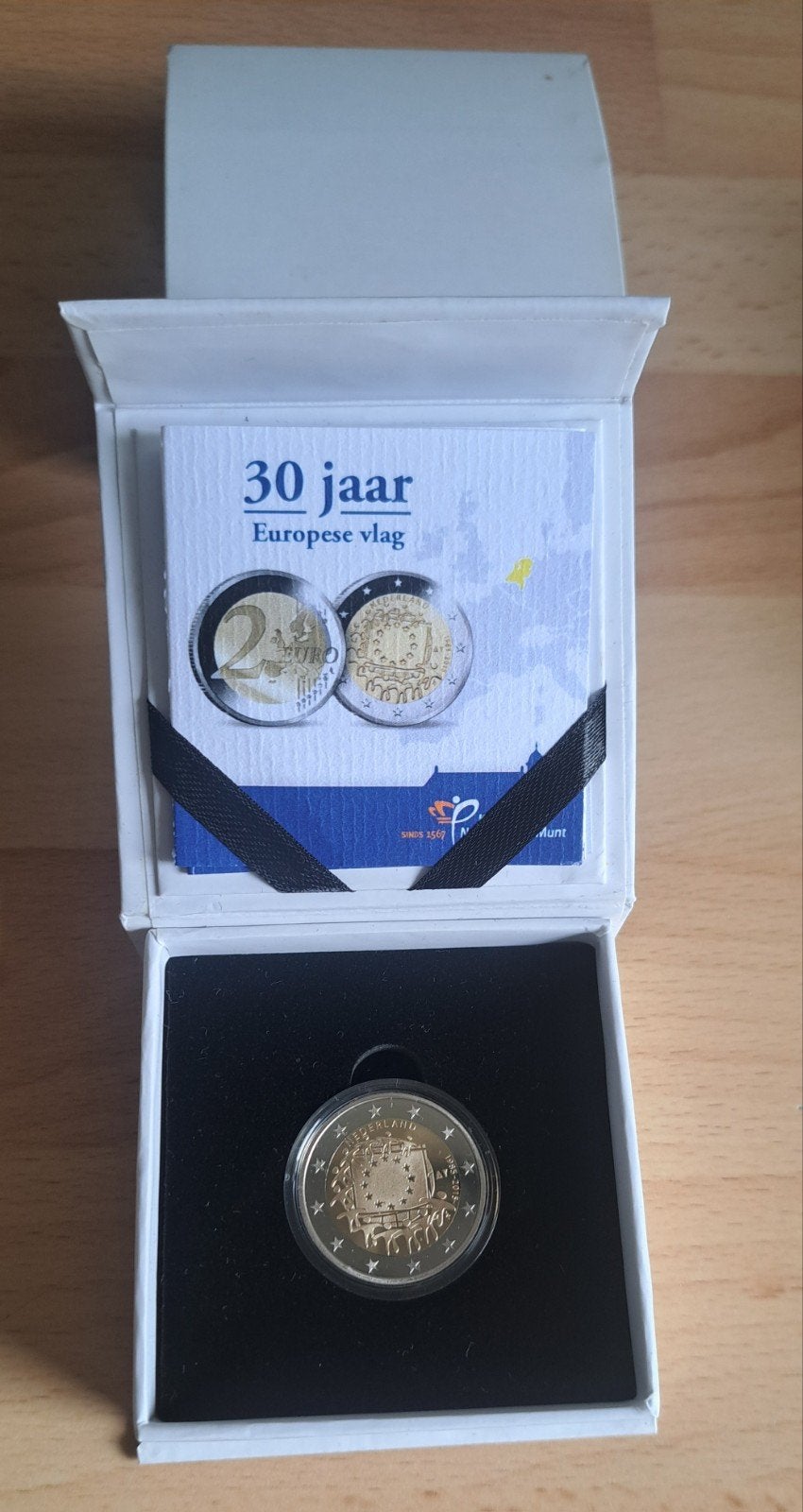 30 jaar europese vlag, Ophalen of Verzenden, Overige landen, 2 euro