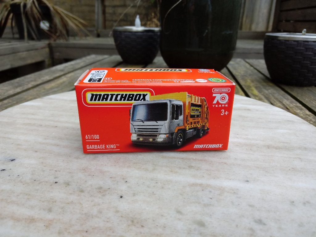 Garbage King vuilniswagen Matchbox, Ophalen, Nieuw, Auto