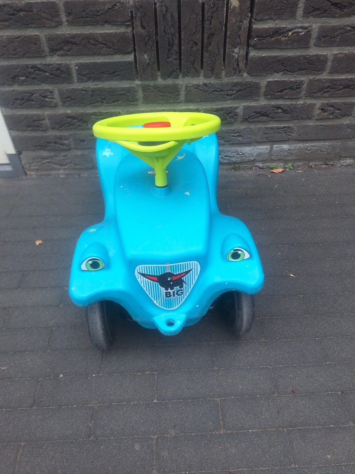 Blauwe BIG Bobby Car Loopauto, Ophalen of Verzenden, Gebruikt, Loopvoertuig