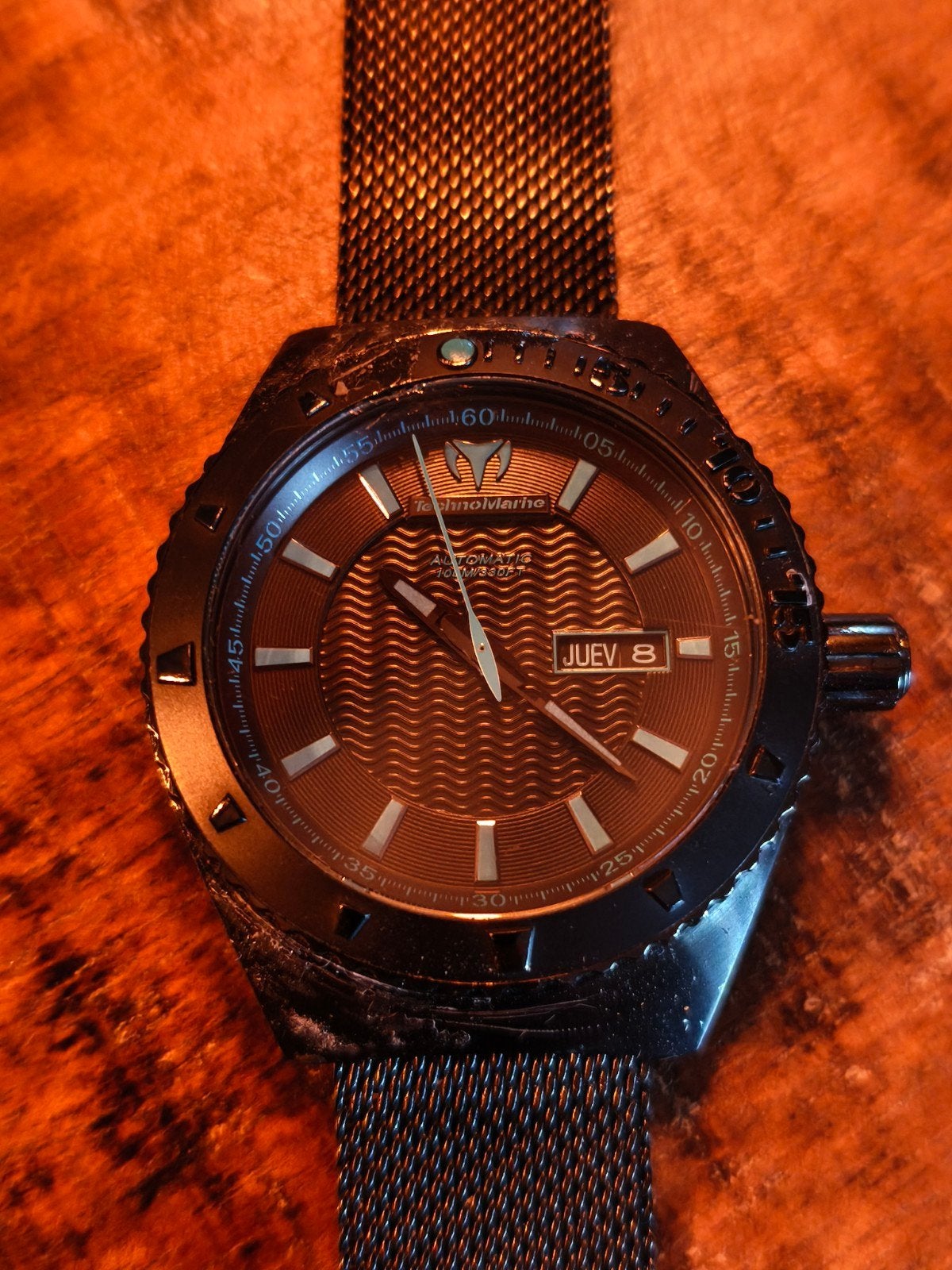 TechnoMarine Maui Automaat, Overige merken, Staal, Gebruikt, Staal