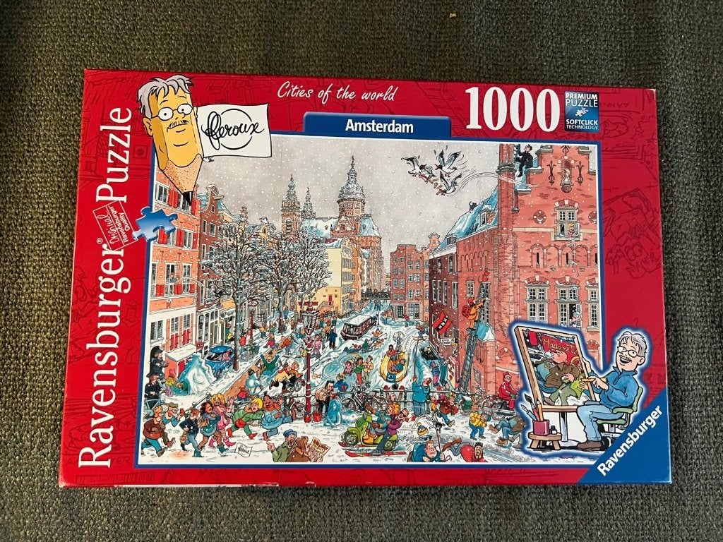 4 Leg Puzzels  te koop- 1000 stuks (Utrecht stad), Ophalen, 500 t/m 1500 stukjes, Gebruikt, Legpuzzel