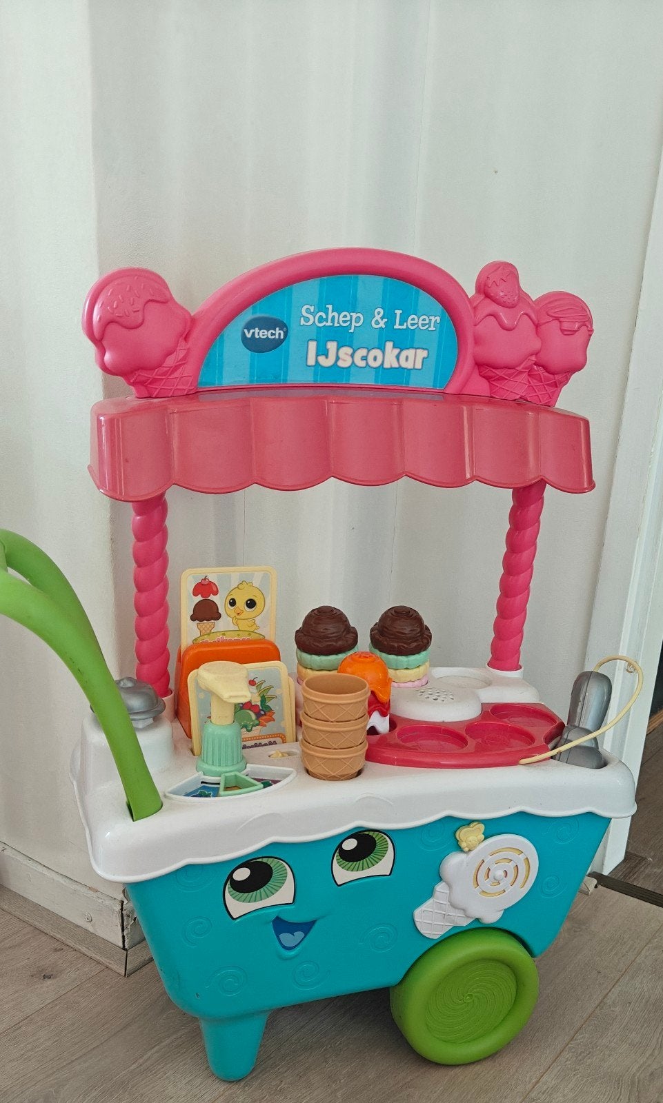 VTech Schep & Leer IJscokar, Ophalen, Zo goed als nieuw, 2 tot 4 jaar