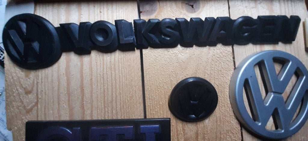VW Volkswagen embleem logo golf gti transporter lt  28/35, Ophalen of Verzenden, Nieuw, Volkswagen
