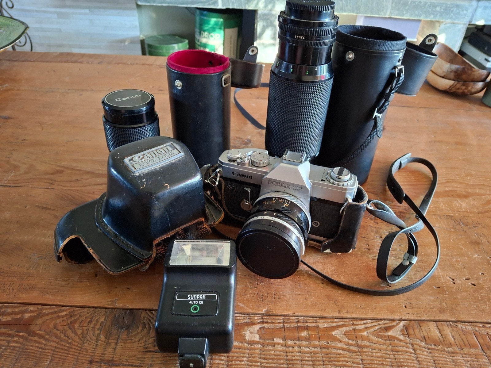 Te koop vintage camera canon Pellix QL, Ophalen, Spiegelreflex, Canon