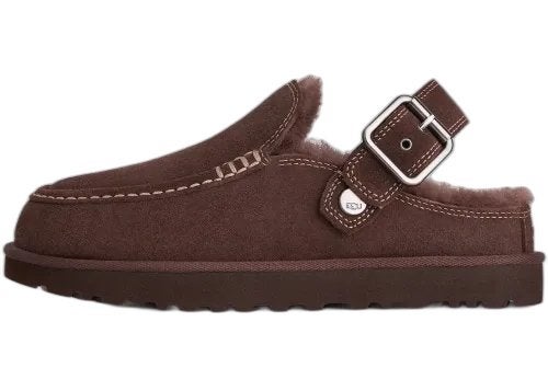 Ugg goldenstar evelina clog burnt cedar maten 39 40 42, Ophalen of Verzenden, Nieuw, Bruin, Pantoffels of Sloffen