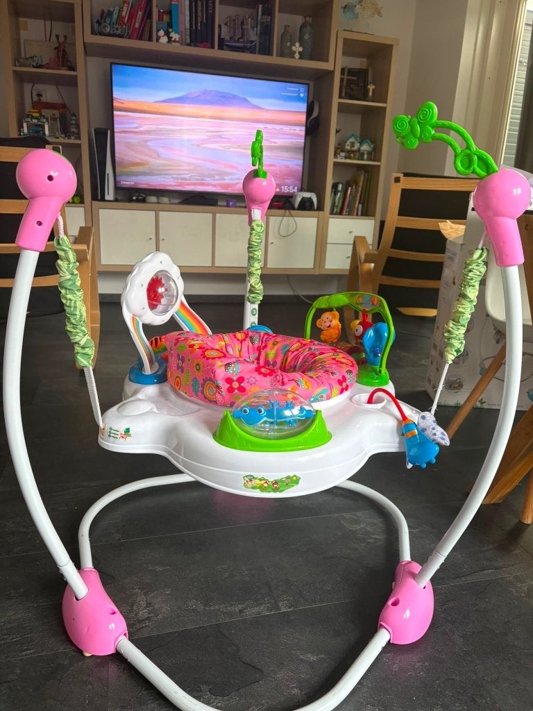 baby jumper, Kinderen en Baby's, Ophalen, Zo goed als nieuw, Babygym, Met geluid