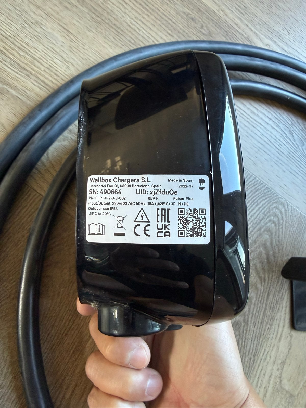 Wallbox Pulsar Plus Laadpaal met Laadkabel, Auto diversen, Laadpalen, Ophalen of Verzenden, Zo goed als nieuw, Laadpaal en Laadkabel