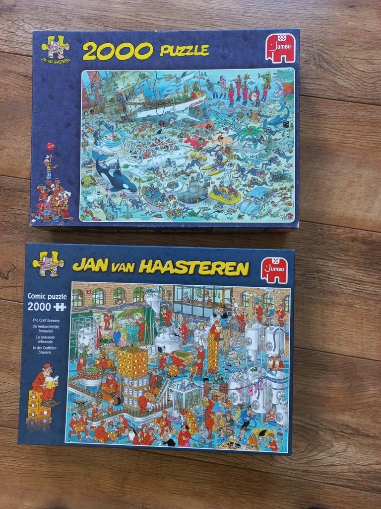 Jan van Haasteren puzzels 2000 stukjes., Hobby en Vrije tijd, Denksport en Puzzels, Ophalen of Verzenden, Meer dan 1500 stukjes