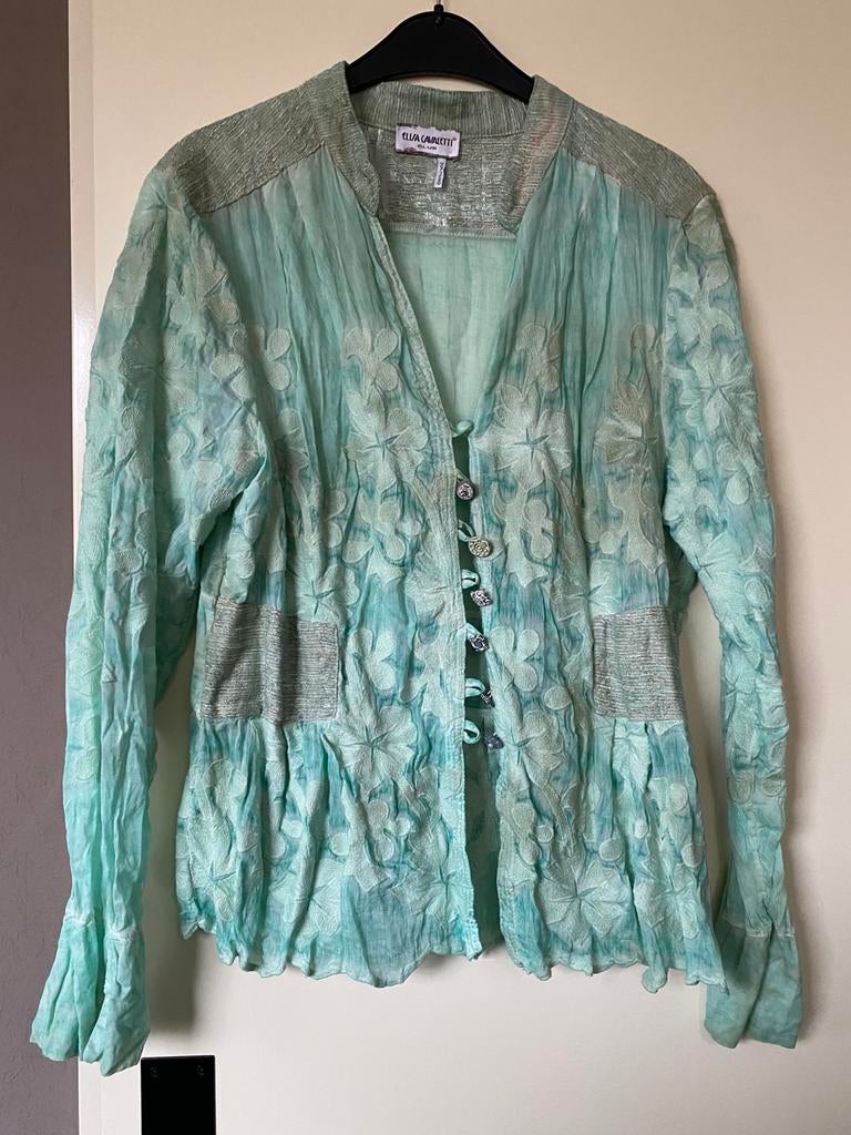 Elisa Cavaletti blouse zeegroen maat xl, Ophalen of Verzenden