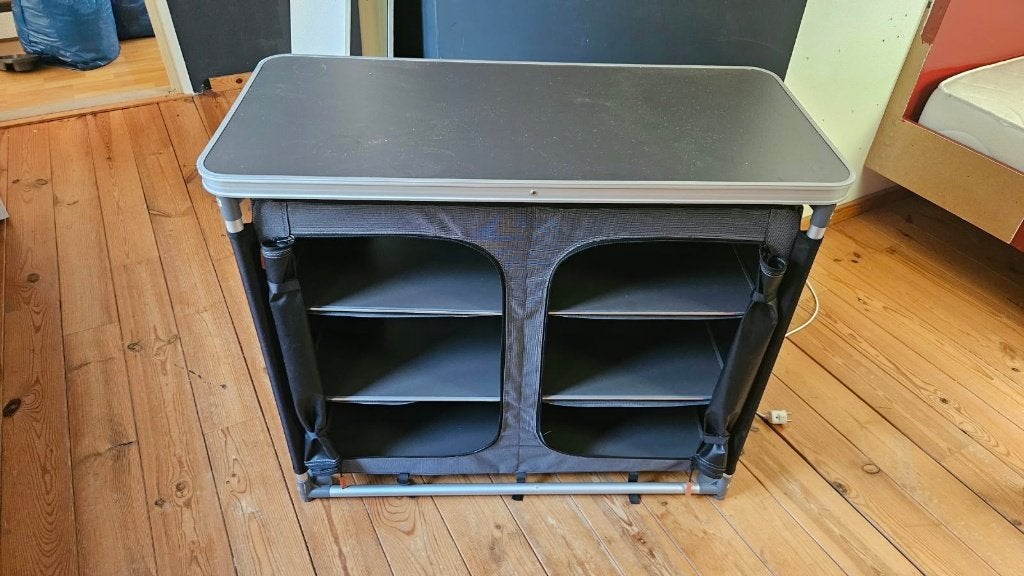 Obelink Avignon Alu campingkast - Grey 100x50x80 (bxdxh), Ophalen, Zo goed als nieuw, Campingkast