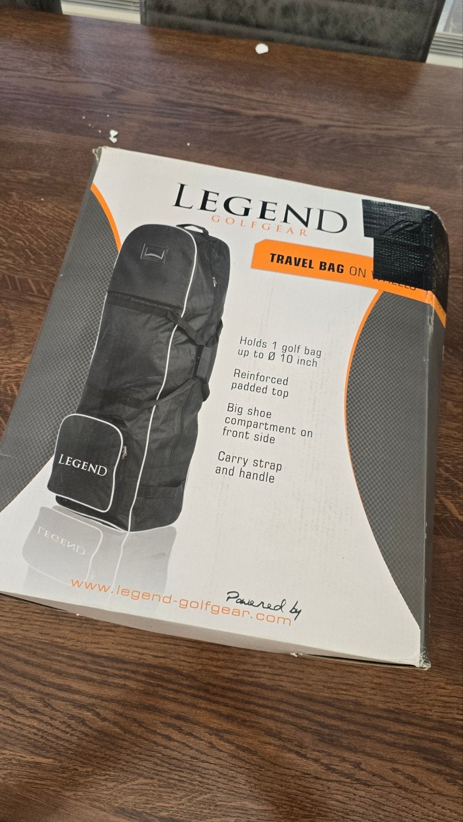 Legend Golfgear Golfreistas op wielen - Nieuw, Sport en Fitness, Golf, Ophalen of Verzenden, Zo goed als nieuw, Tas, Overige merken