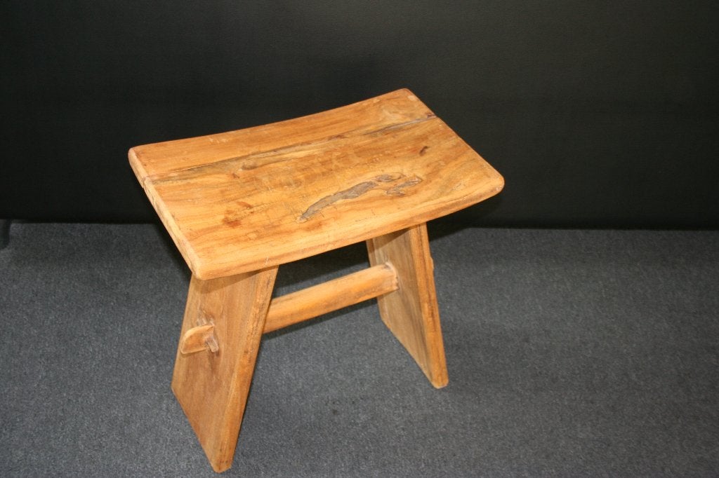 Boomstamkruk - Kruk -  bijzettafel., Ophalen, Hout, Gebruikt, Landelijk