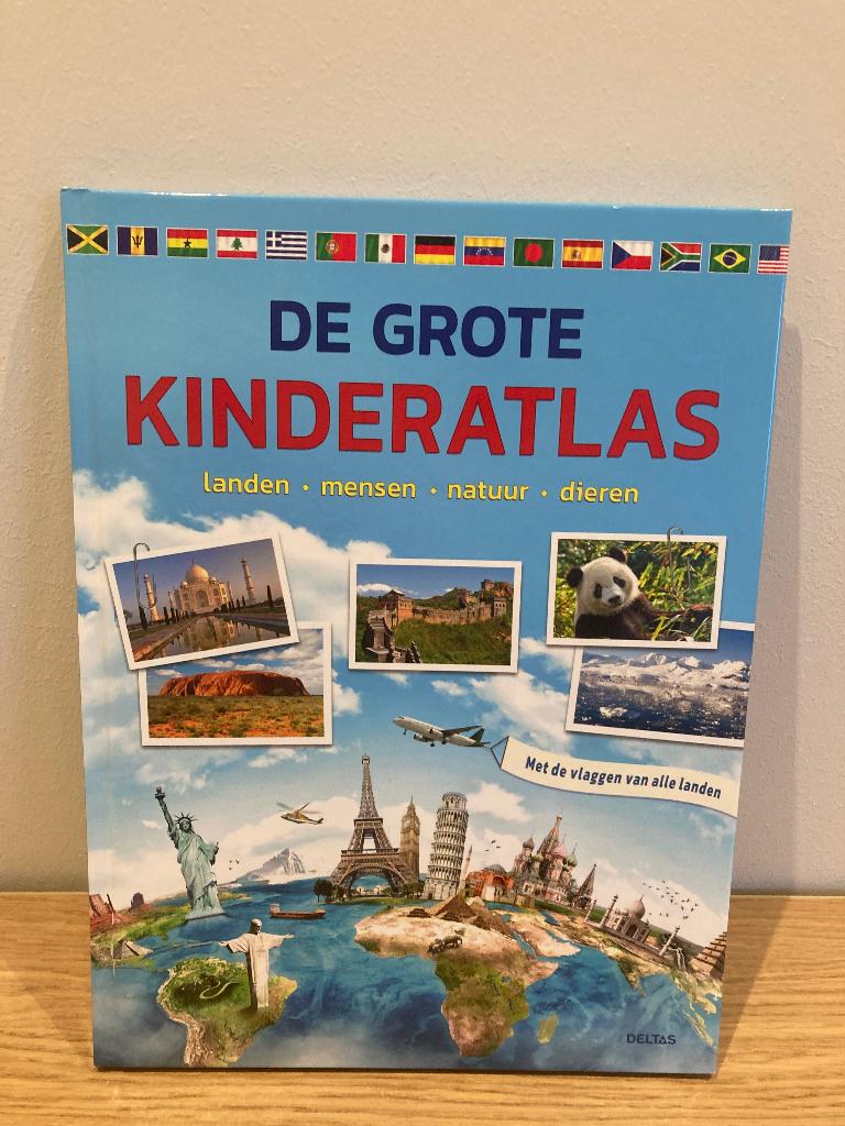 Grote Kinder Atlas Delta, Overige atlassen, Ophalen of Verzenden, Zo goed als nieuw, 1800 tot 2000