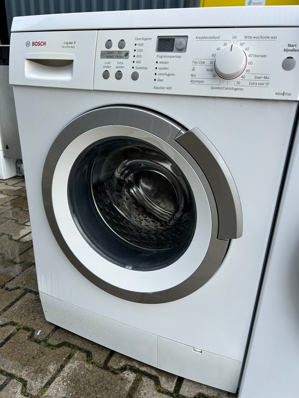 Bosch logixx 8 kilo wasmachine - refurbished- garantie, Ophalen, Q, Q, Refurbished