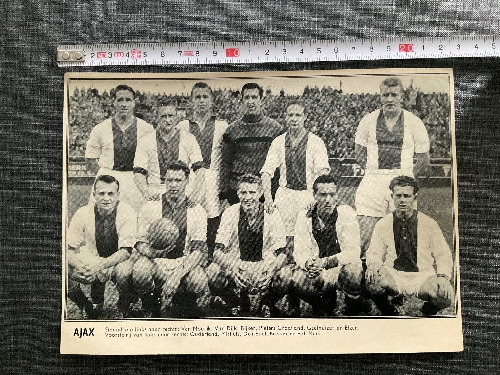 AJAX Amsterdamsche Football Club Ajax, 1956/57, Ophalen, Zo goed als nieuw, Ajax, Poster, Plaatje of Sticker
