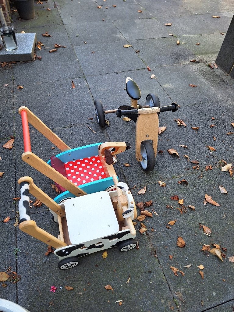 Kinderspeelgoed loopwagens en loopfiets, Ophalen, Gebruikt, Rij- of Hobbelspeelgoed