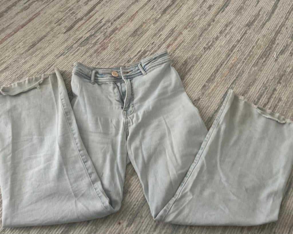 Zara flared jeans maat 164, Verzenden, Gedragen, Blauw