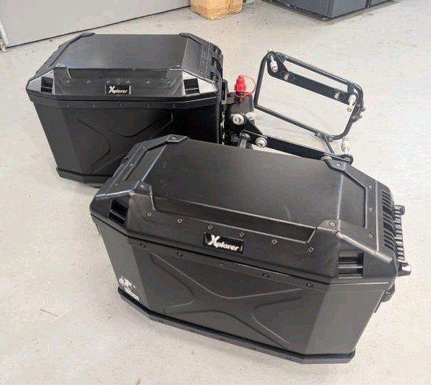 Triumph Tiger 800 Hepco & Becker Kofferset, Motoren, Ophalen, Gebruikt