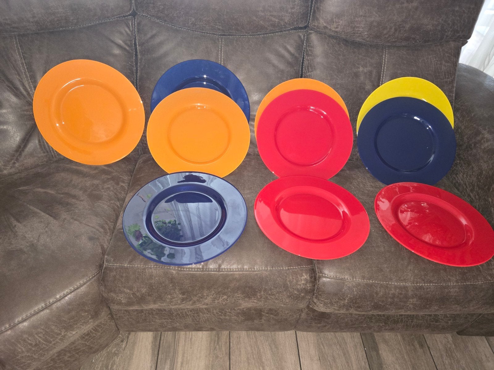 grote glazen  diner onder bord, Ophalen of Verzenden, Bord(en), Overige stijlen, Glas