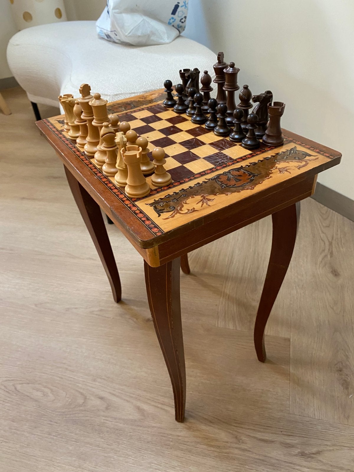Schaaktafel schaakspel, Ophalen of Verzenden, Zo goed als nieuw