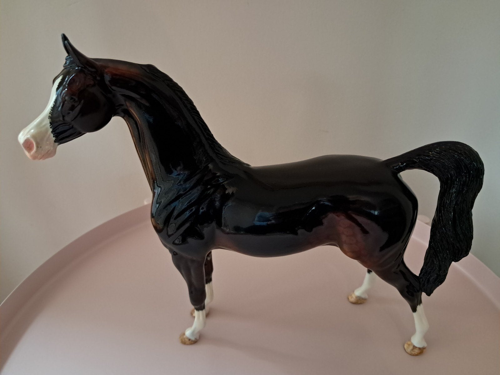 Peter stone en resin paarden als breyer, Ophalen of Verzenden, Zo goed als nieuw, Paard, Beeldje of Figuurtje