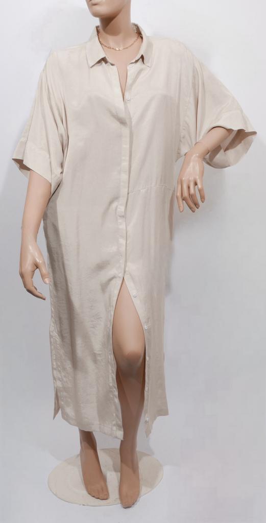 HUMANOID blousejurk maat M ZGAN, Maat 38/40 (M), Beige, Ophalen of Verzenden, Zo goed als nieuw
