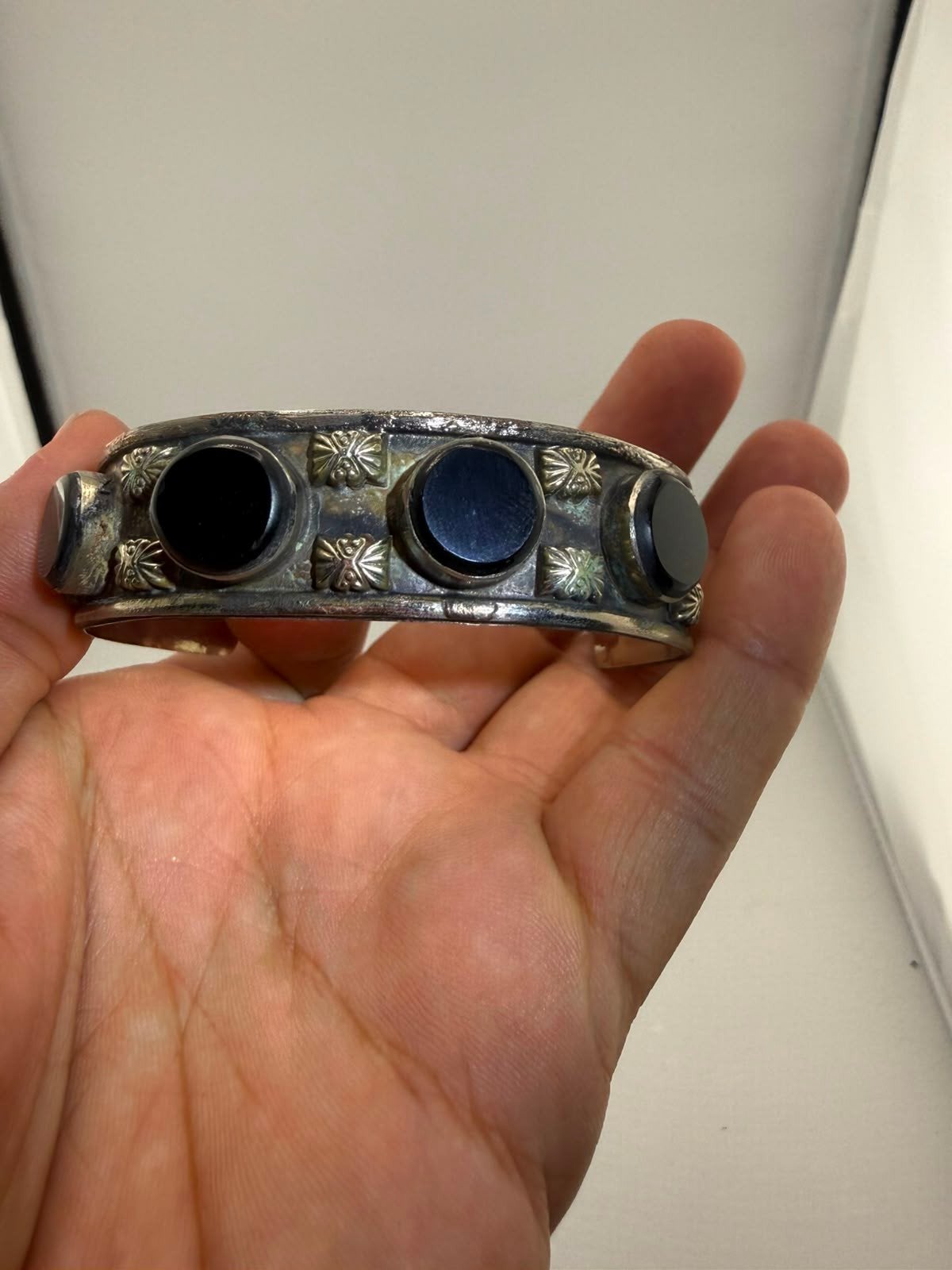 Afghaanse Manchetarmband met Agat Vlinderpanelen, Sieraden, Tassen en Uiterlijk, Armbanden, Ophalen of Verzenden