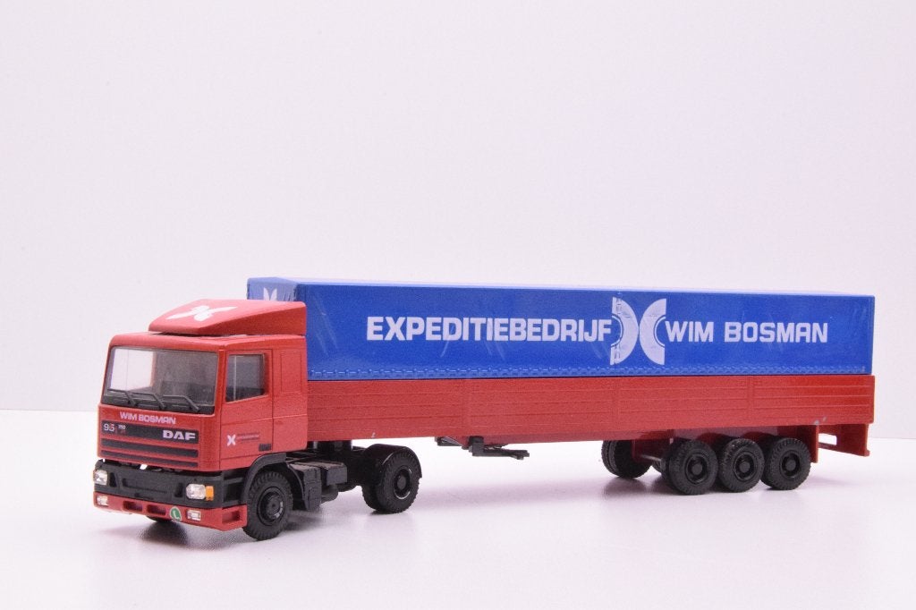 DAF  95 ati  '' Wim Bosman transport ''  Lion car, Ophalen of Verzenden, Zo goed als nieuw, Bus of Vrachtwagen, Lion Toys