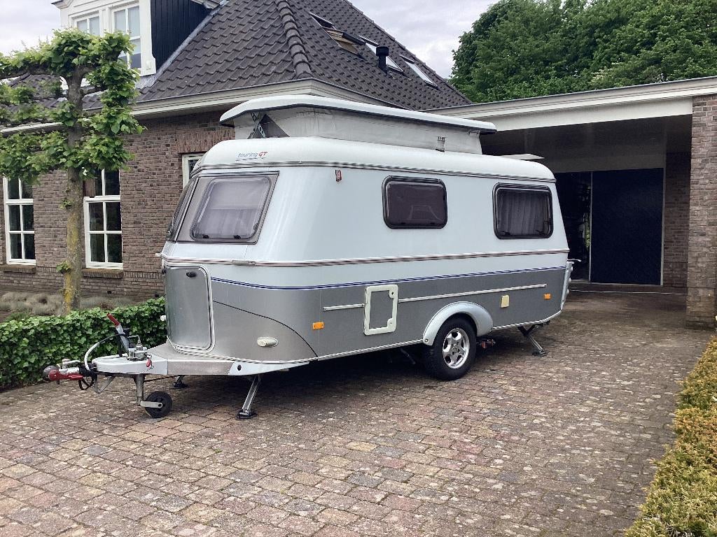 Eriba Triton Touring 430 GT - BOVAG 2024, Caravans en Kamperen, Caravans, Standaardzit, Schokbreker, Dwarsbed, Tot en met 3