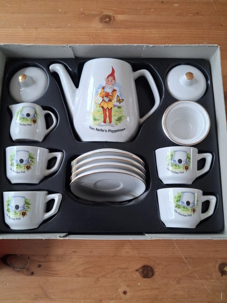 Van Nelle's Piggelmee nieuw kinderservies, Ophalen of Verzenden, Nieuw, Porselein, Kop en/of schotel