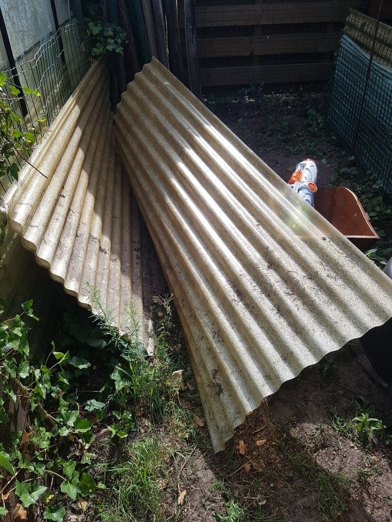 gratis golfplaten, Doe-het-zelf en Verbouw, Platen en Panelen, Ophalen, Gebruikt, Overige materialen